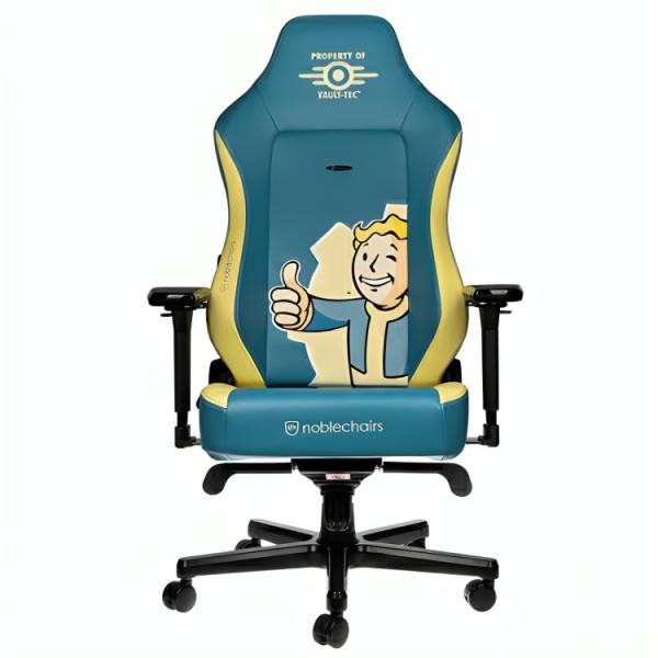 Silla gamer noblechairs ergonómica Hero edición Fallout Vault-tec cuero sintético