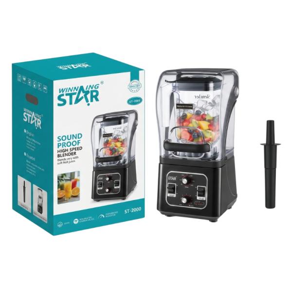 Licuadora insonorizada Winning Star ST-2090 de Alta velocidad 1600 W 1.8L