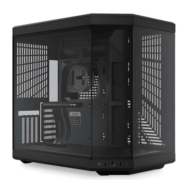 Case gamer HYTE Y70 Mid Tower sin ventilación incluida con vidrio frontal y lateral