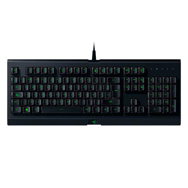 Teclado gamer Razer RGB cynosa Lite membrana alámbrico USB inglés