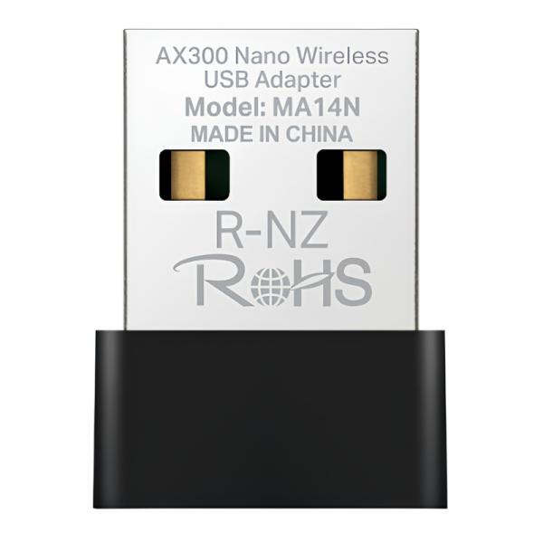 Adaptador Wi-Fi Mercusys MA14N(EU) AX300 USB 2.0