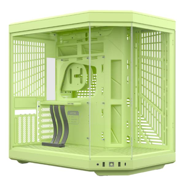 Case gamer HYTE Y70 Mid Tower sin ventilación incluida con vidrio frontal y lateral
