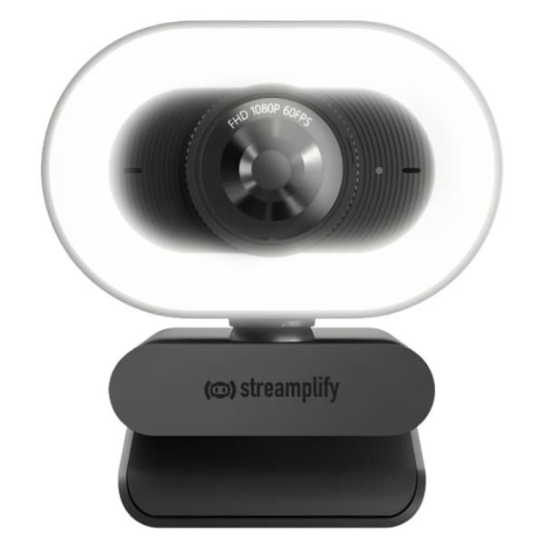 Cámara web Streamplify CAM PLUS-FHD-2M60-LIGHT-BK 1080P Full HD USB-A
