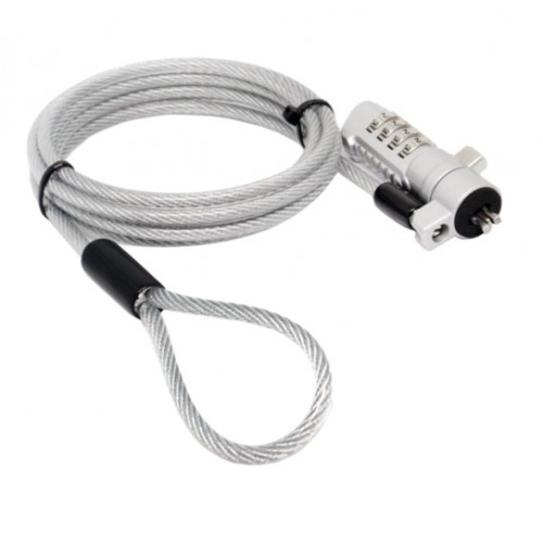 Candado de seguridad Unno Tekno para Laptop KL6010SV con combinacion tipo Noble