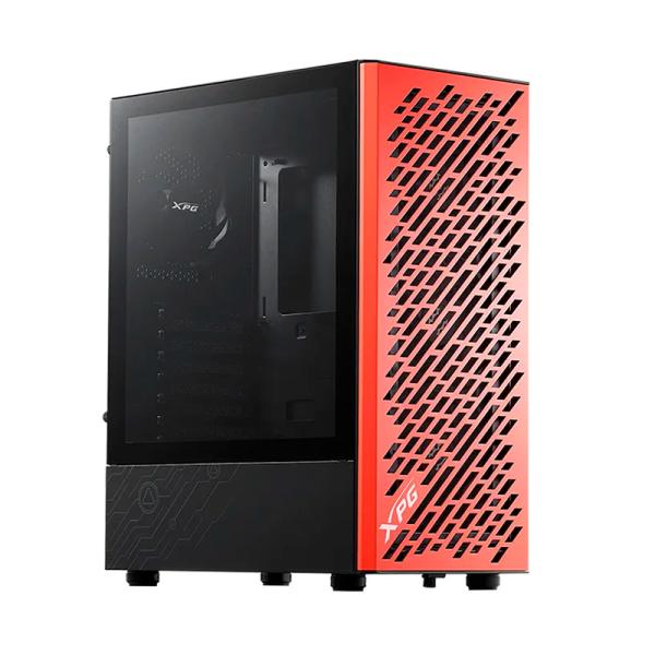 Case gamer Xpg Adata Valor AIR Mid Tower ventiladores 4 de 120 mm con vidrio lateral
