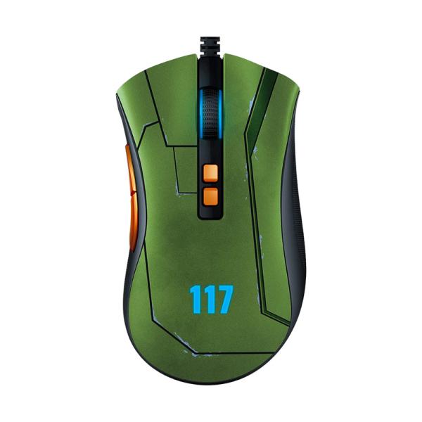 Mouse gamer Razer RGB Deathadder V2 alámbrico USB edición Halo 20000 DPI