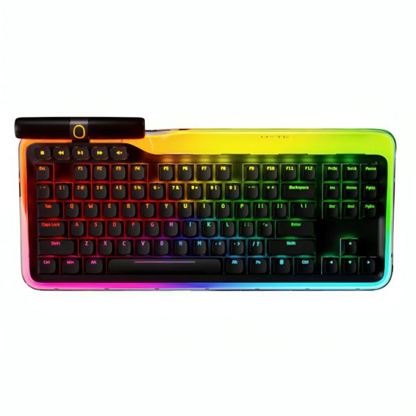 Teclado gamer HYTE RGB Keeb TKL mecánico alámbrico USB-C 2.0