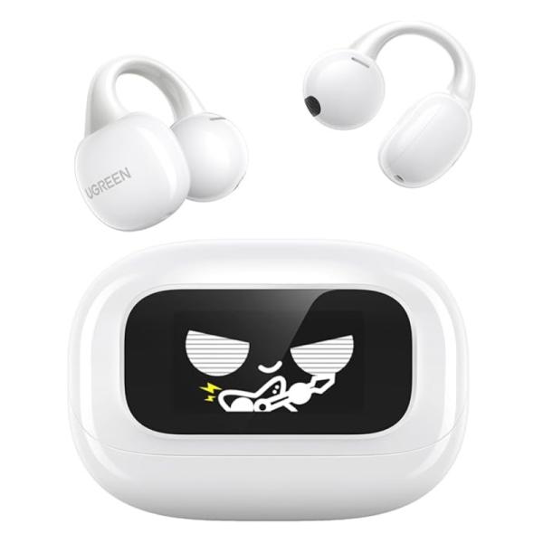 Audífonos UGREEN WS208 Clipbuds Magic True inalámbrico Bluetooth pantalla táctil