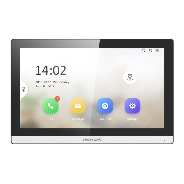Televisor Hikvision Interior IP DS-KH6350-WTE1 pantalla táctil ETHERNET/WIFI/RS-485/POE