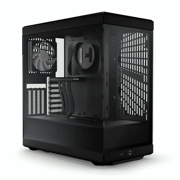 Case gamer HYTE Y40 Mid Tower ventiladores 2 de 120 mm con vidrio lateral y frontal