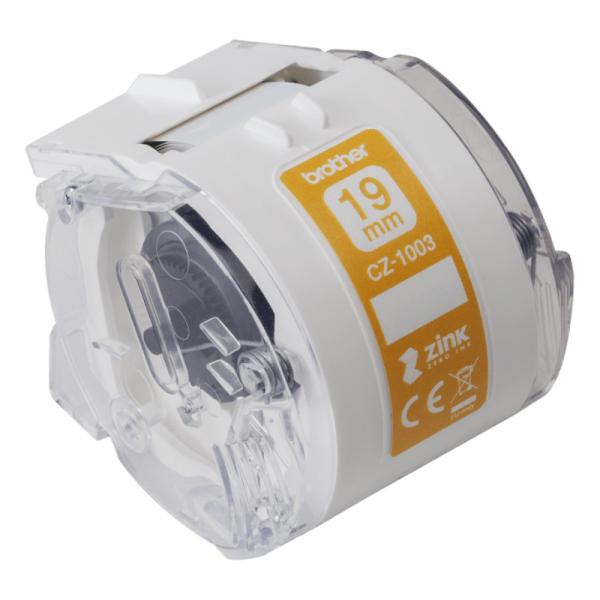 Rollo de etiquetas Continuo a Color Brother CZ1003 Zero INK 19 mm x 5M compatible
