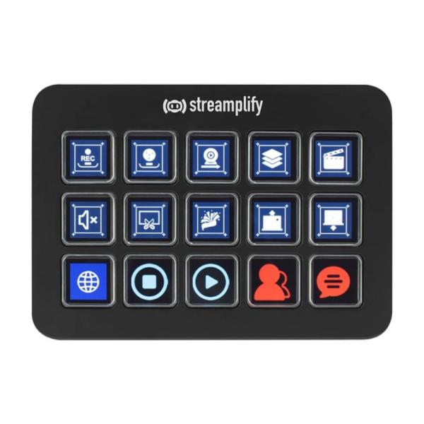Teclado Streamplify Streaming Deck ONE USB 15 teclas LCD SPUD-DO20A01.11