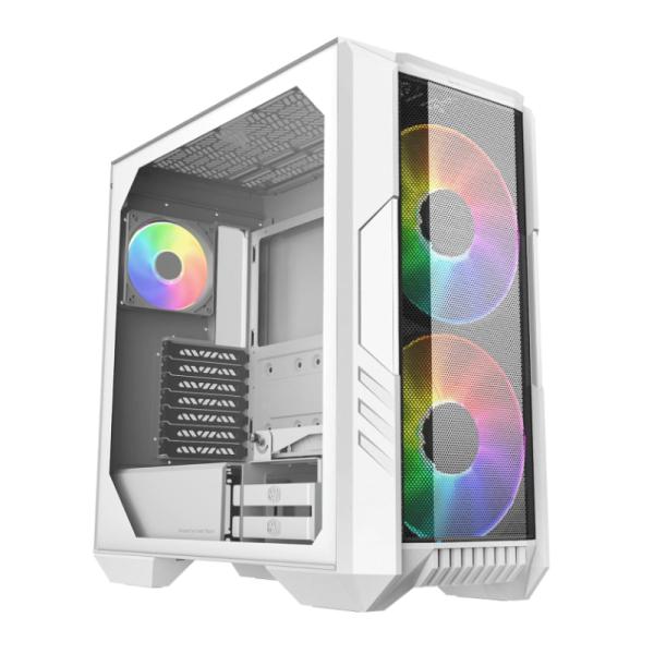 Case gamer Cooler Master RGB HAF 500 Mid Tower 2 ventiladores de 200 mm y 2 de 120 mm