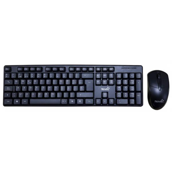 Teclado NOVA y Mouse KB3782U0001C alámbrico USB