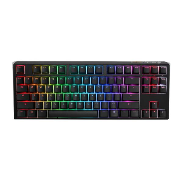 Teclado gamer Ducky RGB ONE 3 TKL mecánico USB-C español Switch Café