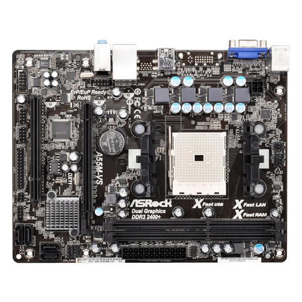 Tarjeta madre ASRock A55M-VS FM1 micro ATX DDR3
