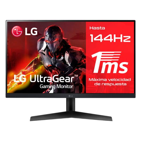 Monitor LG 24" 24GN60R-B FHD 1920 x 1080 144 Hz DP HDMI Plano Slim