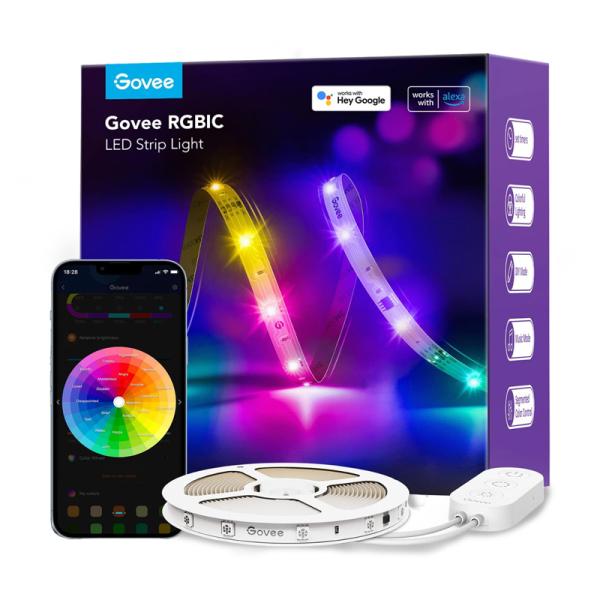 Cable Govee de Luces RGBIC Basic Wi-Fi Bluetooth LED Strip Lights H618A1D1