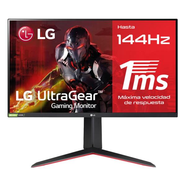 Monitor LG 27" 27GN65R-B FHD 1920X1080 144 Hz DP HDMI Plano Slim
