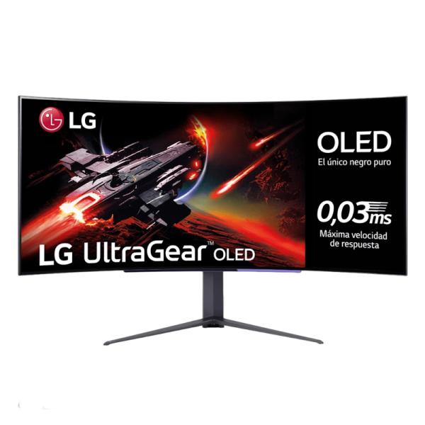 Monitor LG 45" 45GR95QE-B FHD IPS 3440 X1440 240 Hz DP HDMI OLED curvo