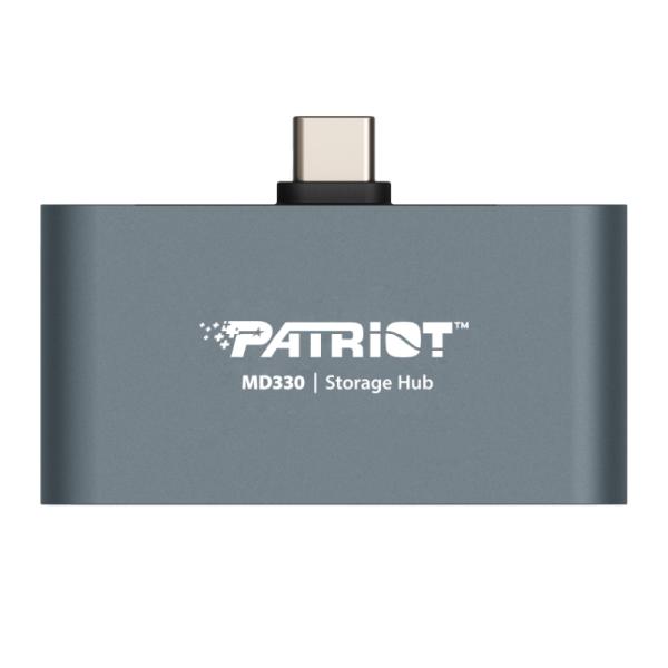 Hub Patriot con Almacenamiento Mobile MD330 USB-C 3.2 Gen 1 HDMI 4K 256 GB