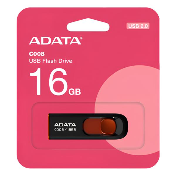 Memoria USB ADATA 16 GB AC00 USB-A 2.0 AC008-16G-RKD
