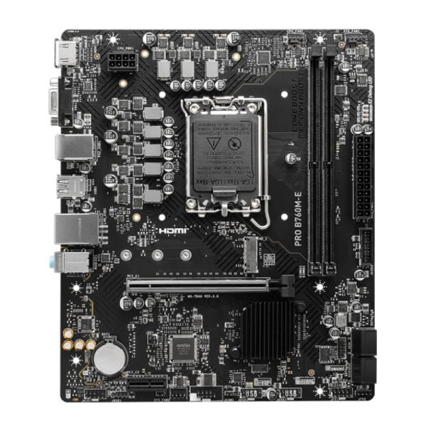 Tarjeta madre MSI Pro B760M-E DDR5 LGA 1700 M-atx negro