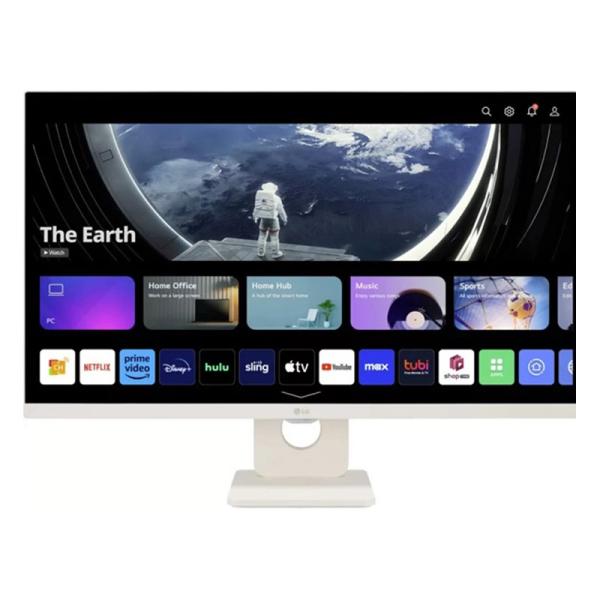Monitor LG 32" 32SR50F-W 1920 x 1080 5 ms 60 Hz HDMI USB FHD IPS With Webos Smart