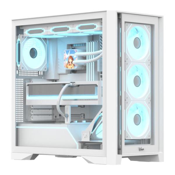 Case Formula V Line ARGB Formula V AIR Power G8 Floe White Mid Tower ventiladores 5