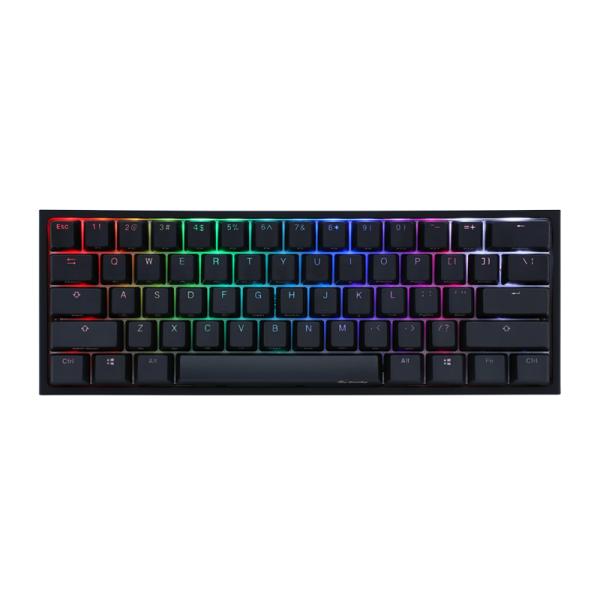 Teclado gamer Ducky RGB ONE 2 Pro mini mecánico USB-C español Switch rojo