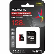 Tarjeta microSD ADATA 128 GB AUSDX128GUI3V30SHA2-RA1 CL10 Uhs-i U3 V30S 100 MB/s / 80