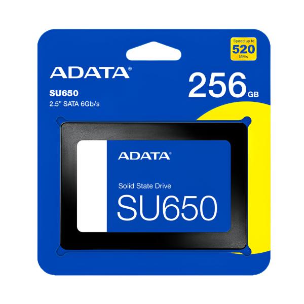 SSD ADATA 256 GB SU650 2.5" SATA III 520MB/S / 450MB/S ASU650SS-256GT-R