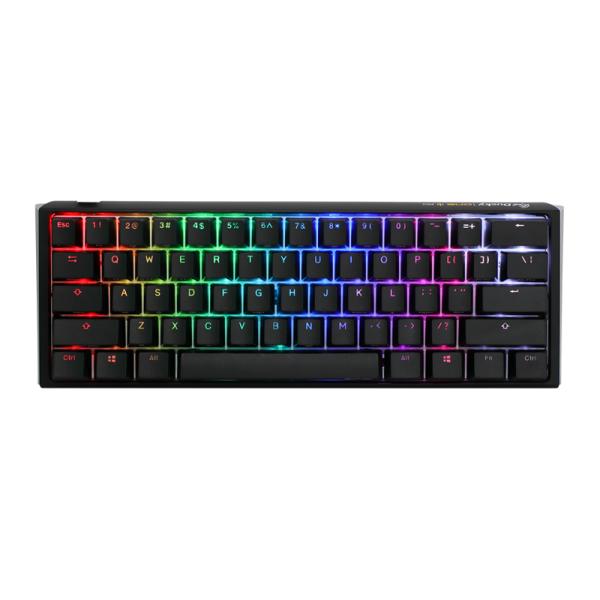 Teclado gamer Ducky RGB ONE 3 mini mecánico USB-C español Switch negro