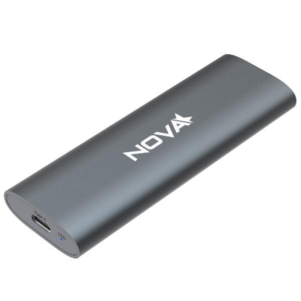 Encapsulador USB 3.2 GEN2 tipo C NOVA AEK02041002C M.2 NVMe (2230/2242/2260/2280) 5 V