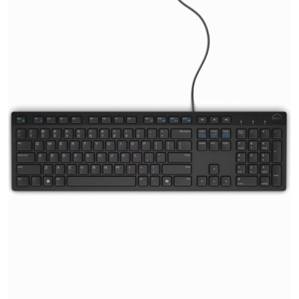 Teclado DELL Standard KB216 membrana alámbrico USB inglés KB216-BK-US