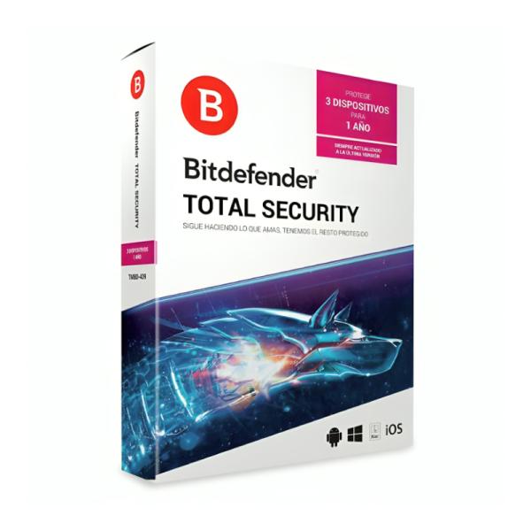 Antivirus Bitdefender TMBDR-405 total Security 3 Usuarios